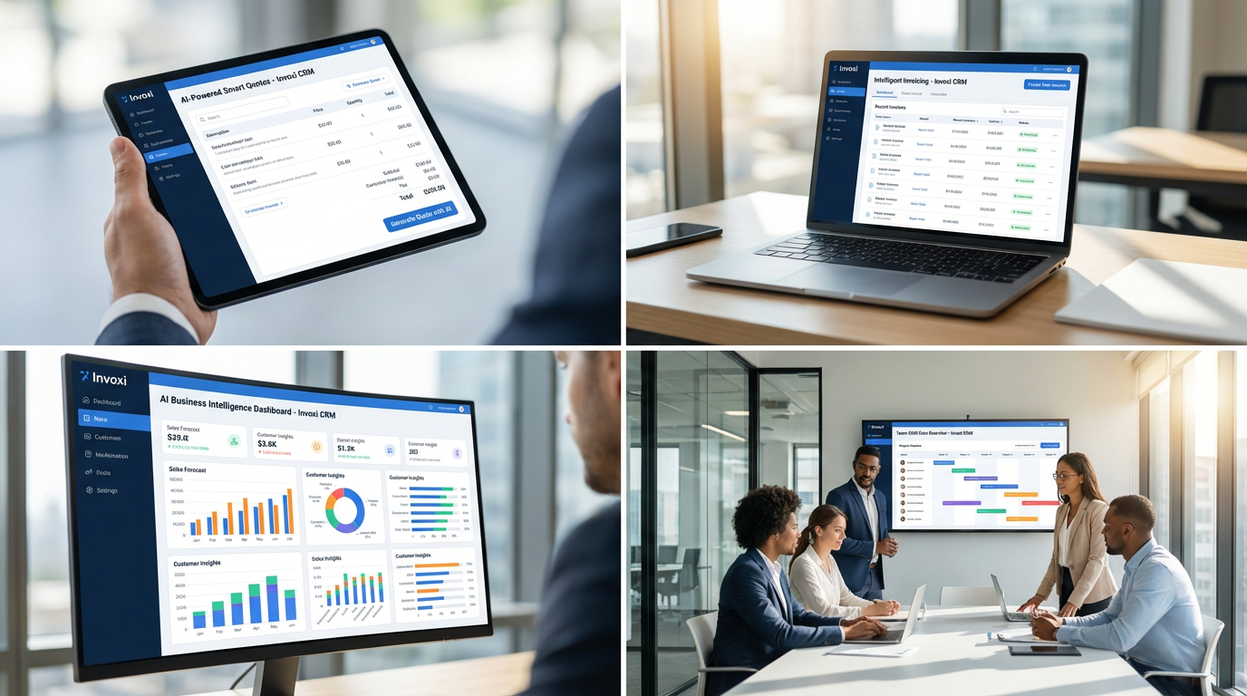 Invoxi CRM dashboard